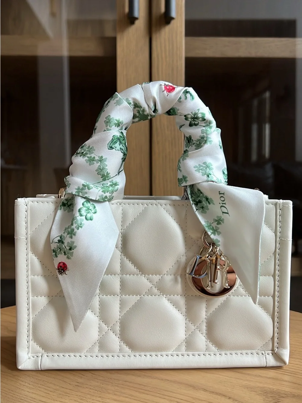 Dior Toile de Jouy Clover Mitzah Scarf 🍀